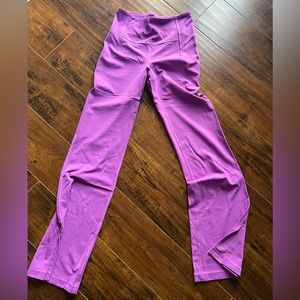Lululemon *nulu high rise split hem flared pants-moonlit magenta